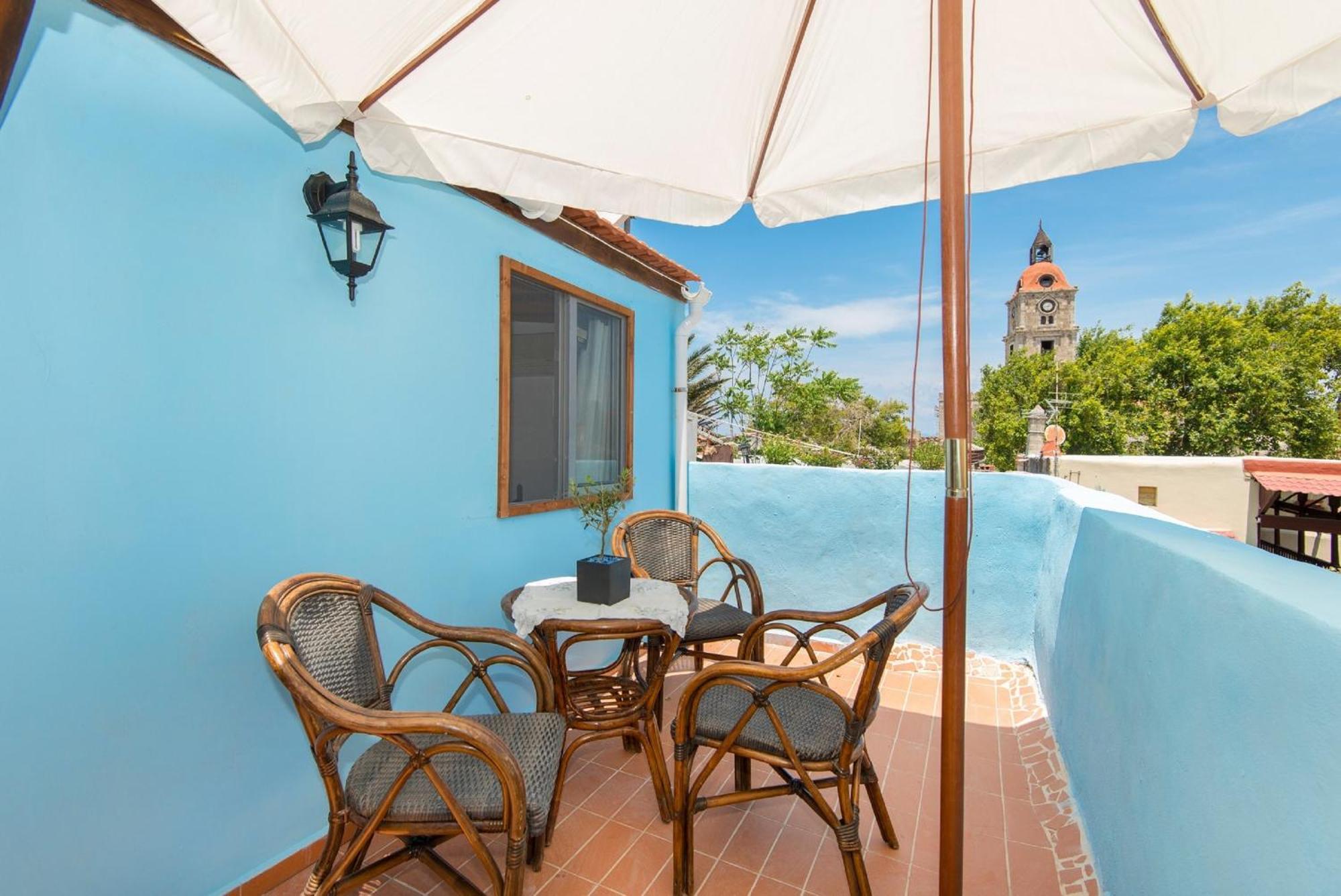 Old Town Roloi House Villa Rhodes City Buitenkant foto