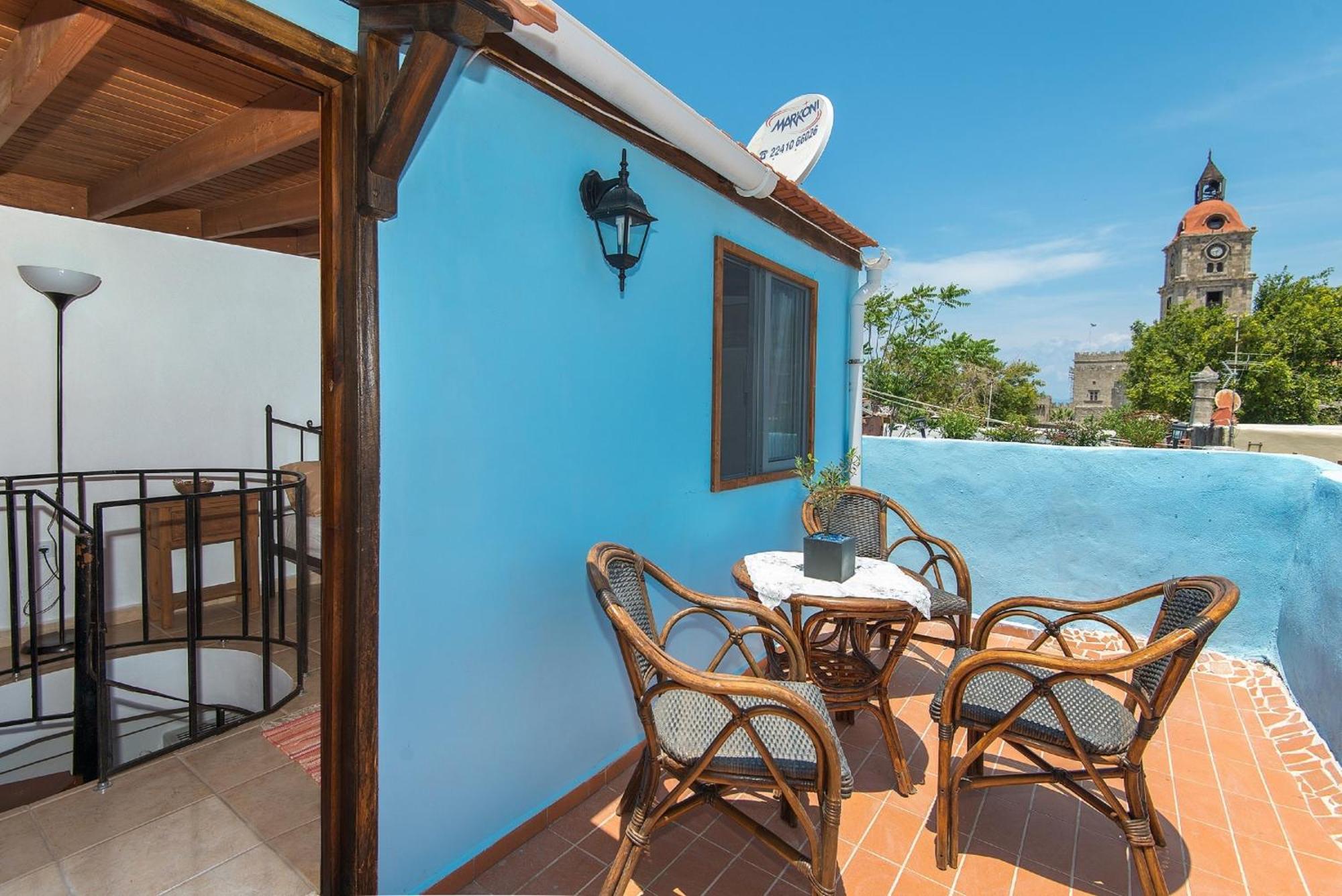 Old Town Roloi House Villa Rhodes City Buitenkant foto
