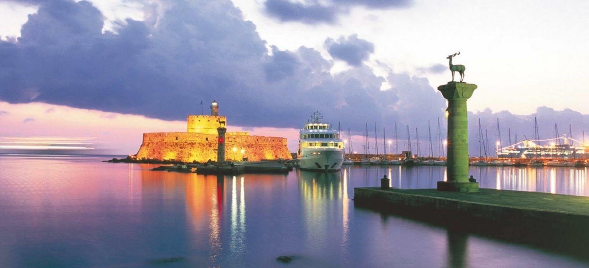 Old Town Roloi House Villa Rhodes City Buitenkant foto