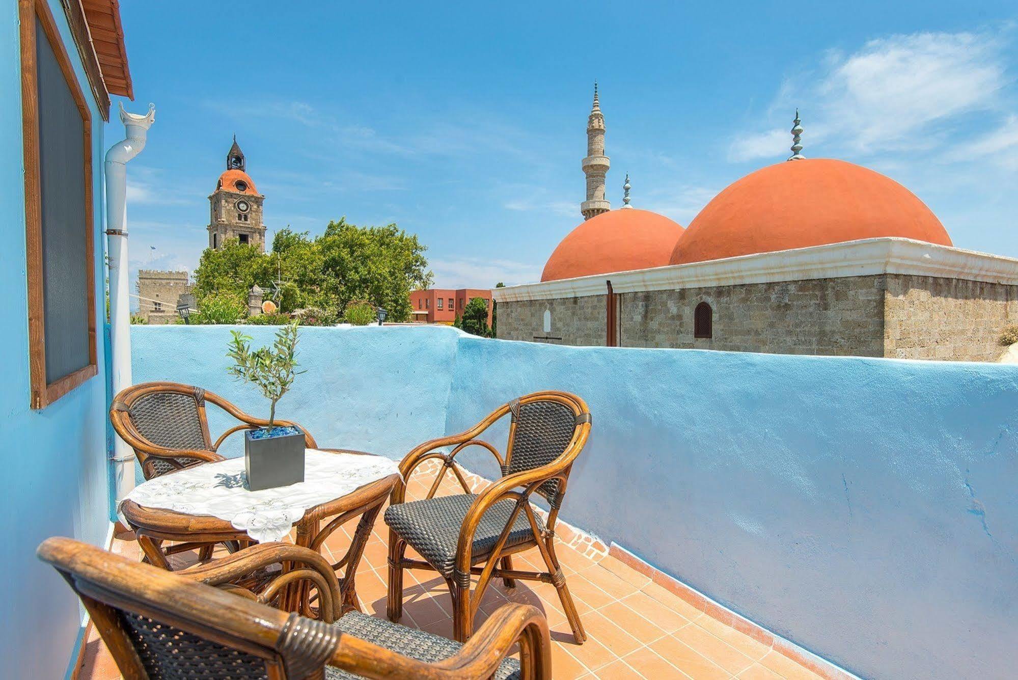 Old Town Roloi House Villa Rhodes City Buitenkant foto